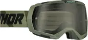 Thor Regiment Motocross Goggles, green One Size