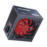 Fortrek Crusader 500W ATX Gamer Bivolt Computer Power Supply PSU, High Performance Gaming Support, Black