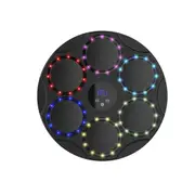 Music Boxing Machine, Colorful LED Wall Mounted Smart Bluetooth Music Boxing Training Equipment, Electronic Boxing Music Workout Machine for Home and Gym