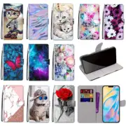 Flip Cat Flower Wallet Cover Case For OPPO A5 A9 A54 A74 A52 A94 A15 5G Realme 5