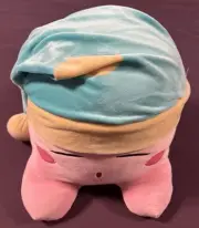 Nintendo Kirby Sleeping Plush 12" Jumbo Size Video Game Character With Hat BNWT
