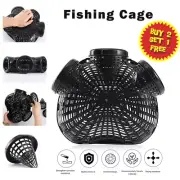 New Cage Fishnet Fishing Net Shrimp Cast Cage Crab Fish Crayfish Prawn Trap UK