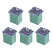 5Pack 40 amp FuseCar Square Fuse Box Low ProfileAutomotive FMX Fuse for Truck...