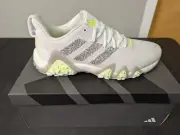 NEW IN BOX MEN'S ADIDAS CODECHAOS 22 SHOES, COLOR: GRAY/WHITE/GREEN, SIZE: 10