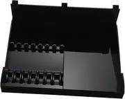 HONMEET Hairdressing Tool Storage Box Salon Scissor Rack Comb Holder Plastic Multi-functional Easy to Cle