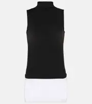 [Wolford] Wolford Sheer turtleneck top AU 10 black