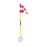 Golf Green Flag, Colorful Two-Section Checkered Green Target Hole Cup6385