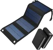 15w6v Outdoor Portable Solar Panel, Solar Phone Charger, Foldable Panel, 15w, USB Output, Lightweight Design, 1 Set, Ideal for Hiking Camping Outdoor Adventures