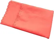 Perfeclan Flute Cleaning Cloth Cleaning Kit Multipurpose Instrument Part Soft Cloth Flute Cleaner for Guitar Piano Lenses Sax Beginners, Orange