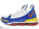 [26cm] 2018-2019 NBA 最新款 LeBRON JAMES 最新代言 NIKE LEBRON XVI SB EP 16 SUPERMAN 白藍黃紅 超人 全新 BATTLEKNIT 2.0 飛織鞋面 ZOOM MAX AIR 氣墊 小皇帝 雷霸龍 KING LAKERS 頂級科技 籃球鞋 (CD2450-100) !