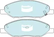 Bendix General CT Front Brake Pad Set for Nissan Cube Z11 1.4L CR14DE Petrol 200 (for: Nissan)