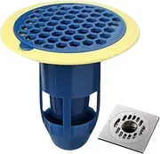 Drain Plug Insert | Drain Valve | Anti-Foreign Magnetic Drain Guard Sewer, Anti-Odor & Anti-backflow Floor Drain Odor-Resistant for Bathroom Kitchen