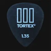 Dunlop Tortex TIII III Black 1.35mm Picks Plectrums 1 2 3 4 5 6 10 12 20 24 36