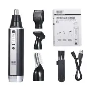 4 in 1 Electric Nose Hair Trimmer Men Rechargeable Nose Hair Eyebrow T2T6