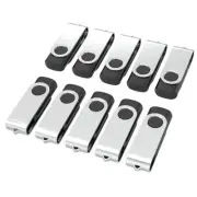 USB Flash Drives 32GB 10 Pack, USB 2.0 Thumb Drives with Keychains Memory Sti...