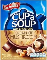 [Batchelors] Cup a Soup with Croutons Cream of Mushroom (4 per Pack - 99g)