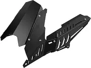 Motorbike Fenders Rear Mudguard Motorcycle Rear Fender Mudguard & Chain Guard Cover Kit Fit for Yamaha YZF R3 R25 13-17(Black) Mud Flap