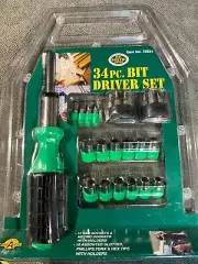 H.B. Smith Tools - 34 Pc. Bit Screw Driver Set - Phillips/Flat/Torx/Hex/Sockets