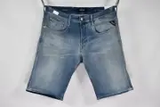 Replay New Anbass 11.5 Oz Hyperflex Stretch Denim Shorts Men's size 33