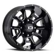 20x9 Vision Off-Road 415 Bomb Gloss Blk Milled Wheel 5x150 (12mm)