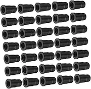 FIXOSHEE 35Pcs Caster Sleeves Inserts for Stem Caster Wheels Replacement Socket for Furniture Reliable Wear Resistant Caster Stem Caps for Chair Legs and More