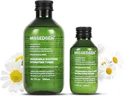 MISSEDSEN Chamomile Soothing Hydrating Toner, 300ml and 100ml Travel Size, Fragrance-Free, for Sensitive Skin