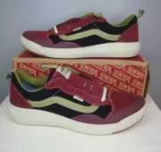 Vans UltraRange EXO Skate Shoes Black Maroon Green Men's 11.5 UltraCush