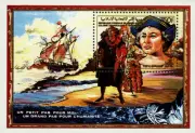 Christopher Columbus / Discovery of America - Perforated - Block