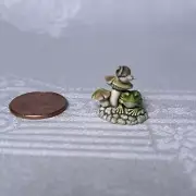 Zadar #78 Pond Encounter - Frog , Snail 2003, 3/4" Height