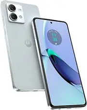 Motorola Moto G84 5G (256GB, 8GB) 6.5" FHD+, 50MP, Snapdragon 695, Android 13 (International GSM Unlocked for AT&T, T-Mobile, Global) XT2347-1 (w/Case, Car & 33W Home Charger, Vegan Leather Artic