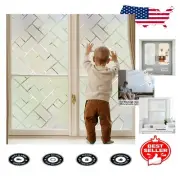 Non-Adhesive Frosted Window Privacy Film with UV Blocking - 23.6 x 157.5in