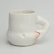 YINHEMEOW Original Handmade Ceramic Fat Belly Mugs Coffee Mugs With Hand Handle Fat Mug Funny Coffee Mug, Cute Gifts For Women and Men (10oz)