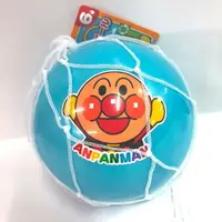 在飛比找樂天市場購物網優惠-真愛日本 塑膠球 皮球 彈力球 6號 藍 麵包超人 球 親子