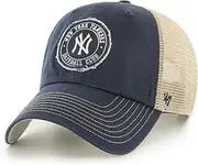 47 Adults Unisex New York Yankees Garland Clean UP Cap, One Size Navy