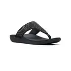 Clarks Women's Cloudsteppers Rhinestone Brio Vibe Sandals, Black (Size 12)