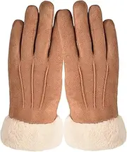 [LCMGKRUNSC] Touchscreen Cycling Gloves | Cold Protection Cycling Gloves,Cold Protection Touchscreen Gloves Women's Warm Thick Fleece Hand Cover