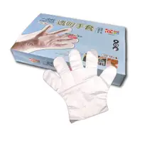 在飛比找蝦皮商城優惠-拋棄式手套 一次性手套 【貝貝佳】手扒雞手套 透明 100入