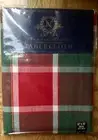 Newtex Studio Scroll Design in Red Christmas Holiday Tapestry Tablecloth 52 x 70
