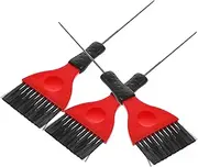 MUSISALY Precision Tail Pin Hair Coloring Brush Set Semi Permanent Hair Tint Applicator for Barber
