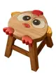 泰國兒童椅實木小凳子可愛卡通椅子板凳家用創意木頭矮凳寶寶木凳 天使鞋櫃