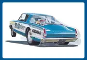 AMT 1464 Funny Car Barracuda 1/25 model kit