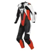 Dainese Laguna Seca 5 1Pc Perforated Suit Black White Fluro Red