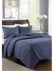 Madison Park coverlet set navy blue