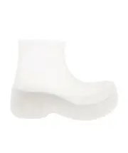 Thick soled short boots 36,37,38 White