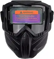 Welder Mask - Large View Welding Helmet, Welding Helmet Auto Darkening | Anti Glare Welding Masque Auto Darkening Large View, Adjustable Welding Mask, Breathable Face Shield for Eye Protection