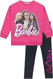 [Barbie] Sweatshirt And Leggings Set | Co Ord Set | Girls' Outfits & Clothing Sets | Official Merchandise