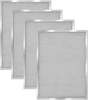 Podoy BPS1FA30 Range Hood Filter Replacement 99010299 for Broan Allure Nutone QS1 and WS1, 30" Range Hood Vent Grease Filter Aluminum 11-3/4" x 14-1/4" x 3/8"- 4 Pack