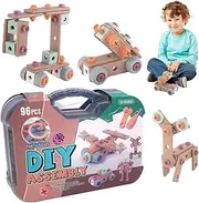 Toddler Screwdriver Toy | Creative Play Toolbox STEM Pretend Tool Box - Screwdriver Toy Assembly Educational Learning Toy for Toddler & Kid