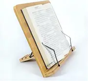 Book Stand Reading Rest Cookbook Stand Foldable Book Holder Tray 5 Adjustable Angle Textbook Smartphone Tablet Dictionary Book Stand (Size : Small)