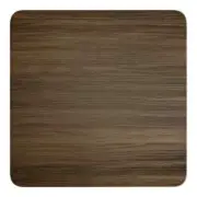30'' Square Restaurant Table Top with Dark Walnut Laminate Top Finish